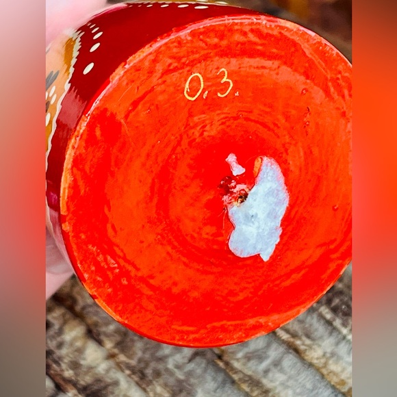 Handcrafted Artisan Peg Wood Doll - Picture 8 of 9